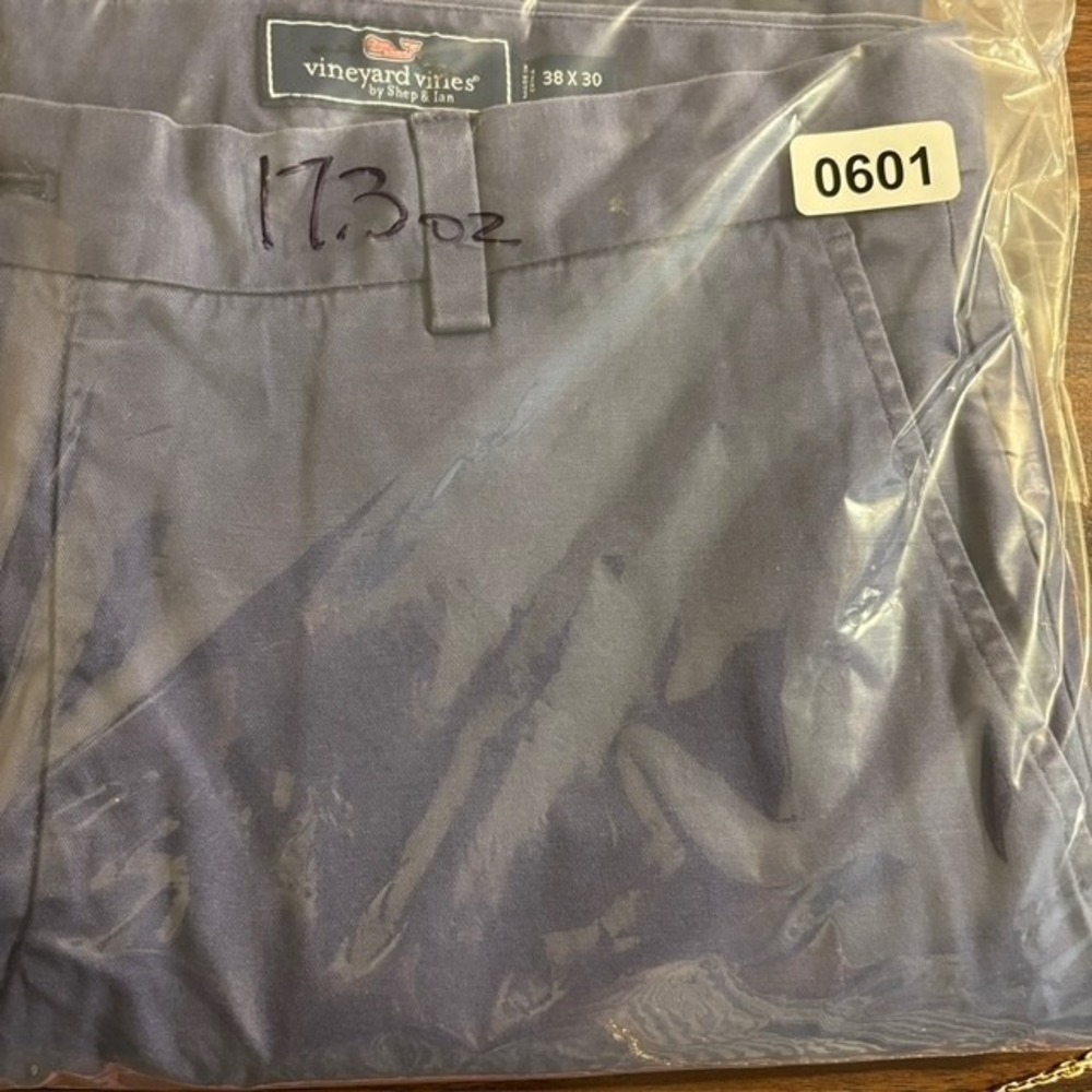 Mens 38x30 Vineyard Vines Breaker Chino Pants Blue Straight Leg See Pictures - Picture 16 of 16